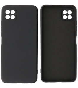 Samsung Galaxy A22 5G Hoesje - Backcover Telefoonhoesje - Zwart Samsung Galaxy A22 5G Hoesje - Backcover Telefoonhoesje - Zwart
