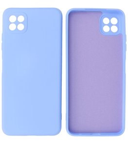 Samsung Galaxy A22 5G Hoesje - Backcover Telefoonhoesje - Paars Samsung Galaxy A22 5G Hoesje - Backcover Telefoonhoesje - Paars
