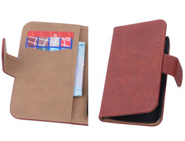 Rood Hout Hoesje voor Samsung Galaxy S4 Mini i9190 Book/Wallet Case/Cover Rood Hout Hoesje voor Samsung Galaxy S4 Mini i9190 Book/Wallet Case/Cover