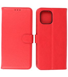 Motorola Moto Edge 20 Lite Hoesje - Book Case Telefoonhoesje - Kaarthouder Portemonnee Hoesje - Wallet Case - Rood Motorola Moto Edge 20 Lite Hoesje - Book Case Telefoonhoesje - Kaarthouder Portemonnee Hoesje - Wallet Case - Rood