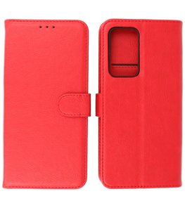 Motorola Moto Edge 20 Pro Hoesje - Book Case Telefoonhoesje - Kaarthouder Portemonnee Hoesje - Wallet Case - Rood Motorola Moto Edge 20 Pro Hoesje - Book Case Telefoonhoesje - Kaarthouder Portemonnee Hoesje - Wallet Case - Rood