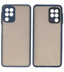 Samsung Galaxy A22 4G Hoesje - Back Cover Telefoonhoesje - Blauw Samsung Galaxy A22 4G Hoesje - Back Cover Telefoonhoesje - Blauw