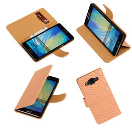 BC Slang Pink Samsung Galaxy A5 2015 Bookcase Cover Hoesje