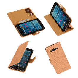 BC " Slang " Pink Hoesje voor Samsung Galaxy Grand Prime Bookcase Cover