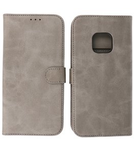 Nokia XR20 Hoesje Book Case Telefoonhoesje Kaarthouder Portemonnee Hoesje - Grijs