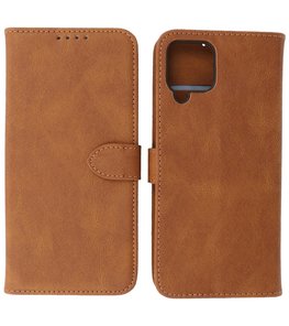 Samsung Galaxy A22 4G Hoesje Portemonnee Book Case - Bruin Samsung Galaxy A22 4G Hoesje Portemonnee Book Case - Bruin