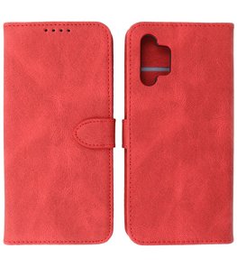 Samsung Galaxy A32 4G Hoesje Portemonnee Book Case - Rood
