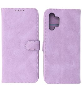 Samsung Galaxy A32 4G Hoesje Portemonnee Book Case - Paars