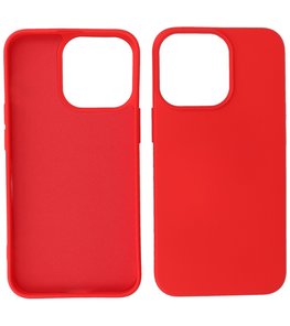 iPhone 13 Pro Max Hoesje - 2.0mm Dikke Fashion Telefoonhoesje Backcover - Rood iPhone 13 Pro Max Hoesje - 2.0mm Dikke Fashion Telefoonhoesje Backcover - Rood