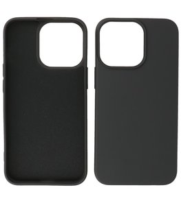 iPhone 13 Pro Hoesje - 2.0mm Dikke Fashion Telefoonhoesje Backcover - Zwart