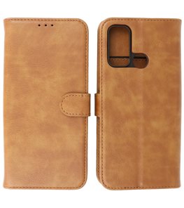 Motorola Moto G60 Hoesje Book Case Telefoonhoesje - Bruin