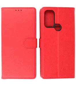 Motorola Moto G60s Hoesje Book Case Telefoonhoesje - Rood
