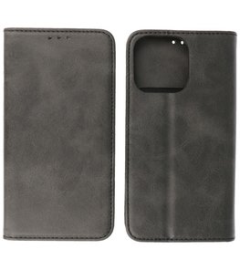 iPhone 13 Pro Hoesje Folio Book Case - Booktype Telefoonhoesje - Zwart