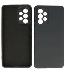 2.0mm Dikke Fashion Telefoonhoesje - Siliconen Hoesje voor Samsung Galaxy A53 5G - Zwart