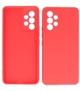 2.0mm Dikke Fashion Telefoonhoesje - Siliconen Hoesje voor Samsung Galaxy A53 5G - Rood