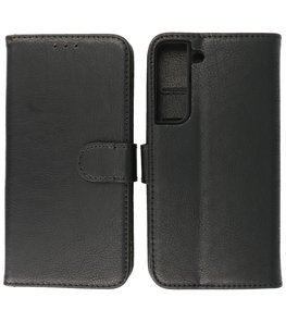 Booktype Hoesje Wallet Case Telefoonhoesje voor Samsung Galaxy S22 Plus - Zwart