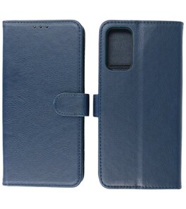 Booktype Hoesje Wallet Case Telefoonhoesje voor Samsung Galaxy M52 5G - Navy Booktype Hoesje Wallet Case Telefoonhoesje voor Samsung Galaxy M52 5G - Navy