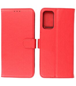 Booktype Hoesje Wallet Case Telefoonhoesje voor Samsung Galaxy M52 5G - Rood Booktype Hoesje Wallet Case Telefoonhoesje voor Samsung Galaxy M52 5G - Rood