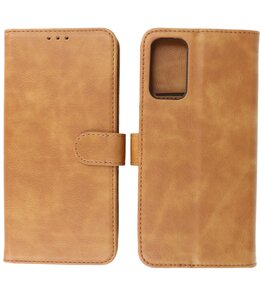 Booktype Hoesje Wallet Case Telefoonhoesje voor Samsung Galaxy M52 5G - Bruin Booktype Hoesje Wallet Case Telefoonhoesje voor Samsung Galaxy M52 5G - Bruin