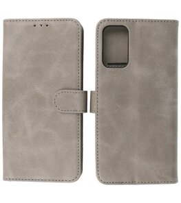 Booktype Hoesje Wallet Case Telefoonhoesje voor Samsung Galaxy M52 5G - Grijs Booktype Hoesje Wallet Case Telefoonhoesje voor Samsung Galaxy M52 5G - Grijs