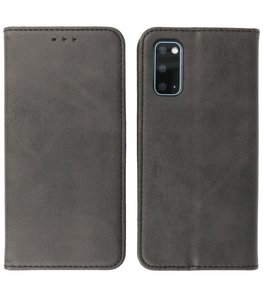 Magnetisch Folio Telefoonhoesje voor Samsung Galaxy S20 Zwart Magnetisch Folio Telefoonhoesje voor Samsung Galaxy S20 Zwart