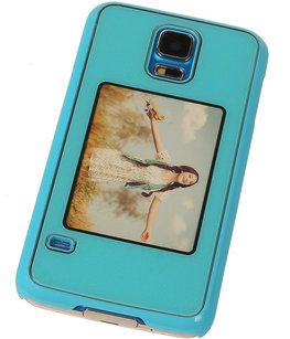 Fotolijst Backcover Hardcase Galaxy S5 Neo Blauw