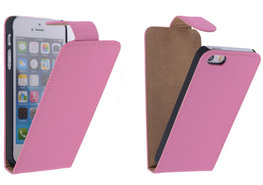 Roze Effen Classic Flipcase iPhone 5/5S Roze Effen Classic Flipcase iPhone 5/5S