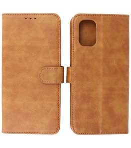 Booktype Hoesje Wallet Case Telefoonhoesje voor Nokia G21 - Bruin Booktype Hoesje Wallet Case Telefoonhoesje voor Nokia G21 - Bruin