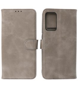 Booktype Hoesje Wallet Case Telefoonhoesje voor Oppo Find X5 Lite - Grijs Booktype Hoesje Wallet Case Telefoonhoesje voor Oppo Find X5 Lite - Grijs
