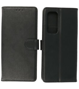 Booktype Hoesje Wallet Case Telefoonhoesje voor Oppo Find X3 Neo & Oppo Reno 5 Pro Plus 5G - Zwart