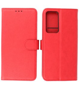 Booktype Hoesje Wallet Case Telefoonhoesje voor Xiaomi 12 Pro - Rood