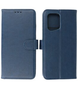 Booktype Hoesje Wallet Case Telefoonhoesje voor Oppo Find X5 - Navy