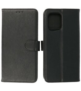 Booktype Hoesje Wallet Case Telefoonhoesje voor Oppo Find X5 Pro - Zwart