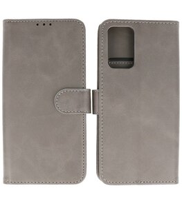 Booktype Hoesje Wallet Case Telefoonhoesje voor Samsung Galaxy A23 - Grijs