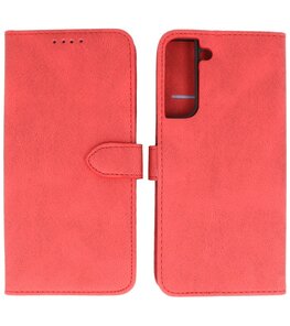 Samsung Galaxy S22 Plus Hoesje Portemonnee Book Case - Rood