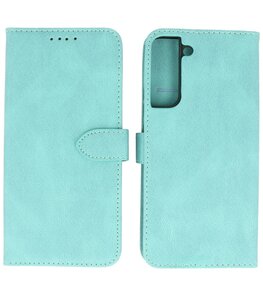 Samsung Galaxy S22 Plus Hoesje Portemonnee Book Case - Turquoise