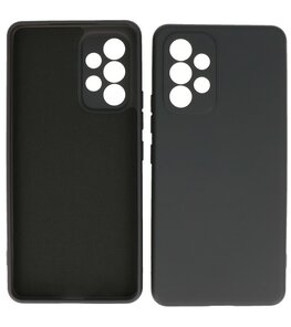 2.0mm Dikke Fashion Telefoonhoesje - Siliconen Hoesje voor Samsung Galaxy A23 - Zwart