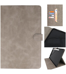 Tablet Hoesje voor Samsung Galaxy Tab S8 Ultra - Grijs Tablet Hoesje voor Samsung Galaxy Tab S8 Ultra - Grijs