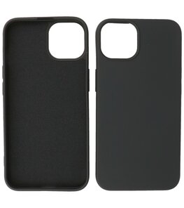 iPhone 14 Plus Hoesje - 2.0mm Dikke Fashion Telefoonhoesje Backcover - Zwart