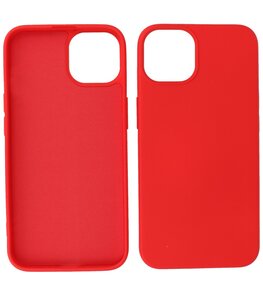 iPhone 14 Plus Hoesje - 2.0mm Dikke Fashion Telefoonhoesje Backcover - Rood
