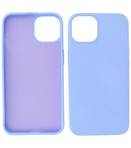 iPhone 14 Plus Hoesje - 2.0mm Dikke Fashion Telefoonhoesje Backcover - Paars