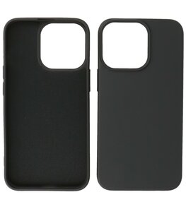 iPhone 14 Pro Max Hoesje - 2.0mm Dikke Fashion Telefoonhoesje Backcover - Zwart
