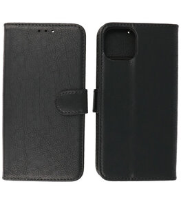 iPhone 14 Hoesje Book Case Telefoonhoesje Zwart iPhone 14 Hoesje Book Case Telefoonhoesje Zwart