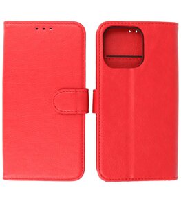 iPhone 14 Pro Max Hoesje Book Case Telefoonhoesje Rood