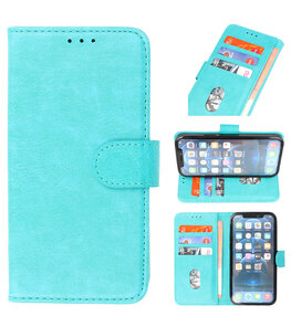 iPhone Xs Hoesje Book Case Telefoonhoesje Groen iPhone Xs Hoesje Book Case Telefoonhoesje Groen