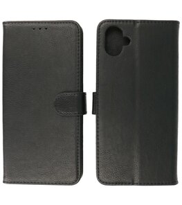 Samsung Galaxy A04 Hoesje Book Case Portemonnee Telefoonhoesje - Zwart Samsung Galaxy A04 Hoesje Book Case Portemonnee Telefoonhoesje - Zwart