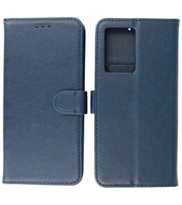 Oppo A77 5G & Oppo A57 5G Hoesje Book Case Portemonnee Telefoonhoesje - Navy Oppo A77 5G & Oppo A57 5G Hoesje Book Case Portemonnee Telefoonhoesje - Navy