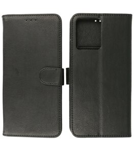 Oppo Reno 7 4G Hoesje Book Case Portemonnee Telefoonhoesje - Zwart