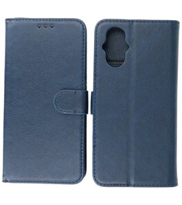 Oppo Reno 8 Lite Hoesje Book Case Portemonnee Telefoonhoesje - Navy