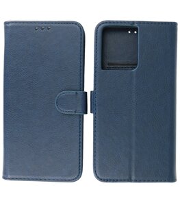 Oppo Reno 8 Hoesje Book Case Portemonnee Telefoonhoesje - Navy Oppo Reno 8 Hoesje Book Case Portemonnee Telefoonhoesje - Navy